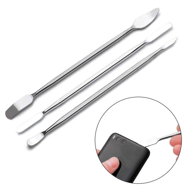 Wroughton Set of 3 Metal Openers for Mobile Phone and Gadget Repairing Supporting and Opening Tools With 1 Plastic Spudger for Mobile Screen and Battery Dissembling and 4 Blue Opener - Image 3