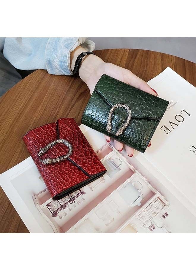 NIBEMINENT - Stylish Leather Wallet Green - Image 1