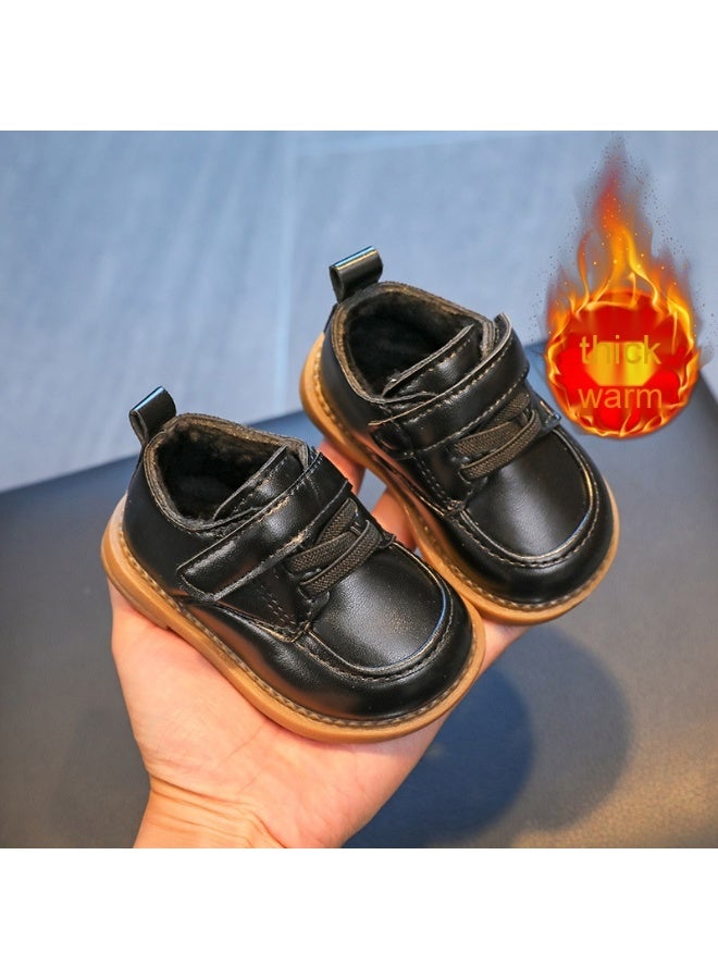 حذاء بناتي بريطاني صغير - أحذية مشي ناعمة للأطفال الرضع