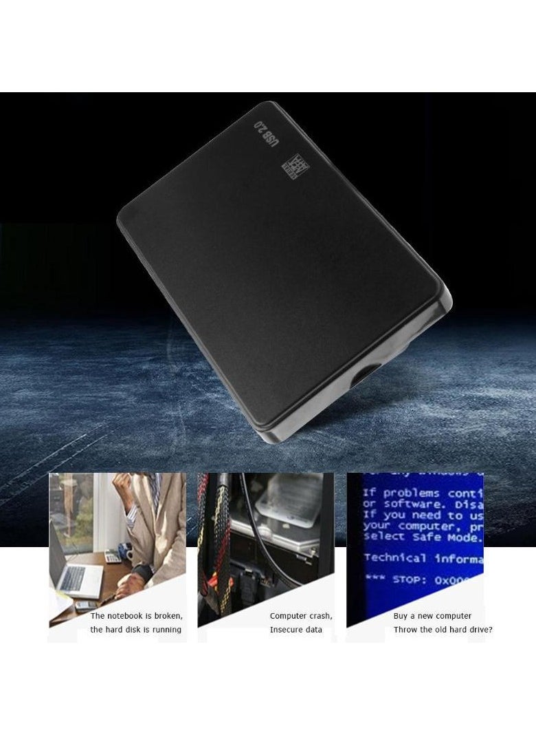 Loquat - Hard Drive Enclosure Adapter USB 2.0 to SATA External Hard Disk Case Compatible for 2.5 Inch - Image 1