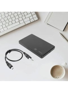 Hard Drive Enclosure Adapter USB 2.0 to SATA External Hard Disk Case Compatible for 2.5 Inch