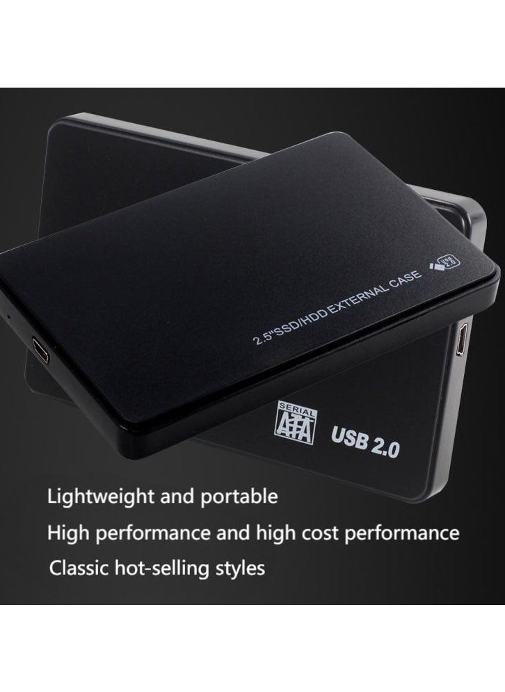 Loquat - Hard Drive Enclosure Adapter USB 2.0 to SATA External Hard Disk Case Compatible for 2.5 Inch - Image 1