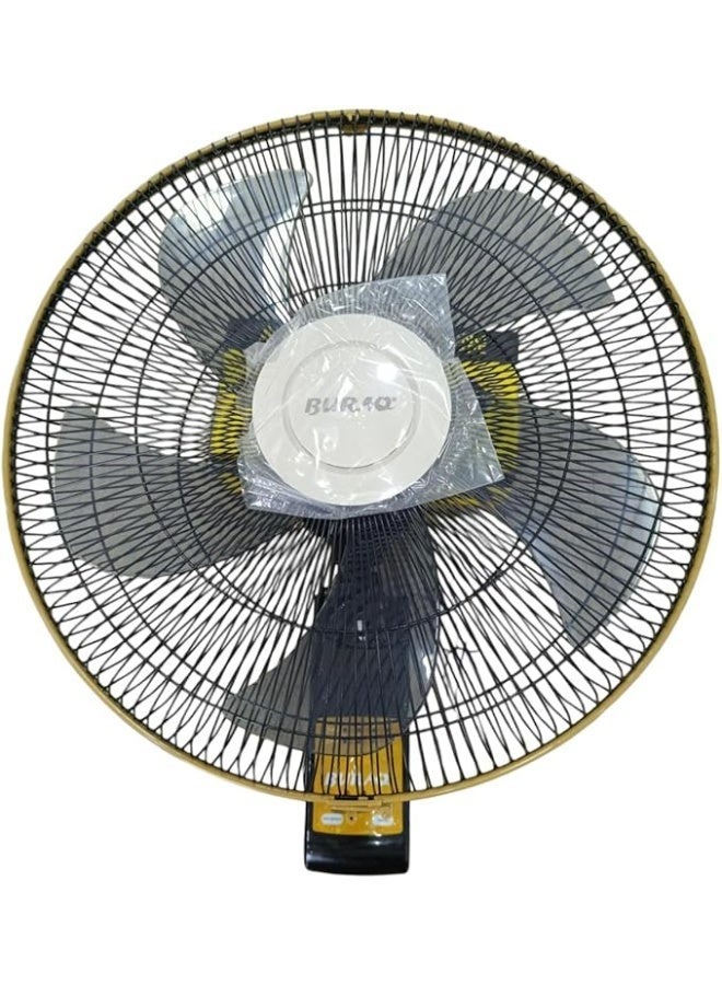 Buraq 18" Wall Fan with Remote – Dubai Model (BWF‑D18RC) High‑Performance Cooling | 65W Energy‑Efficient Motor | 3‑Speed Control | Wide Airflow - Image 1
