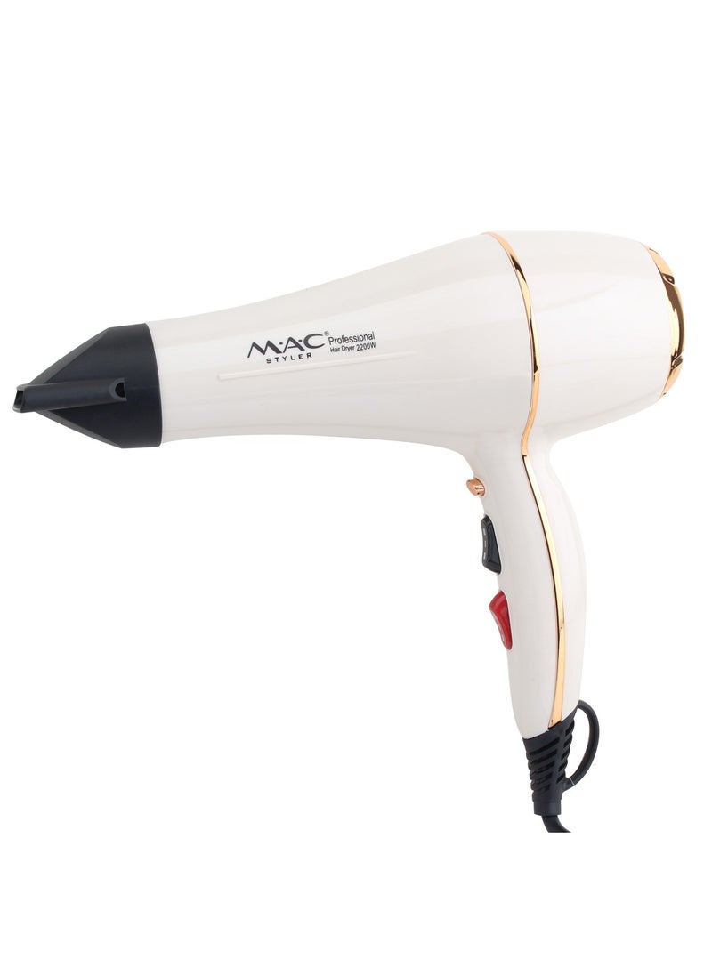 Mac Styler MAC Styler Professional Super Motor Hair Dryer 2200W MC-6689  - Image 3
