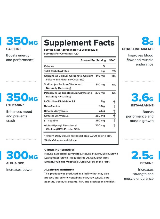 LEGION Pulse Pre Workout - All Natural Nitric Oxide Preworkout Drink - Image 2