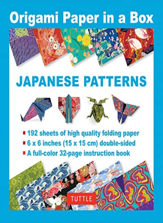 ORIGAMI PAPER IN A BOX JAPANESE PATTERNS 