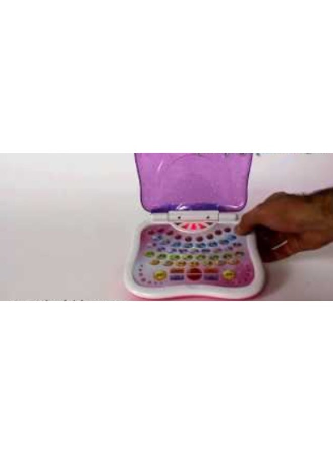 Baby Moallemi Educational Laptop Toy Model 60854, Kids Learning Computer for Letters, Numbers & Music in Arabic, Best Gift for Ages 3+ - Image 3