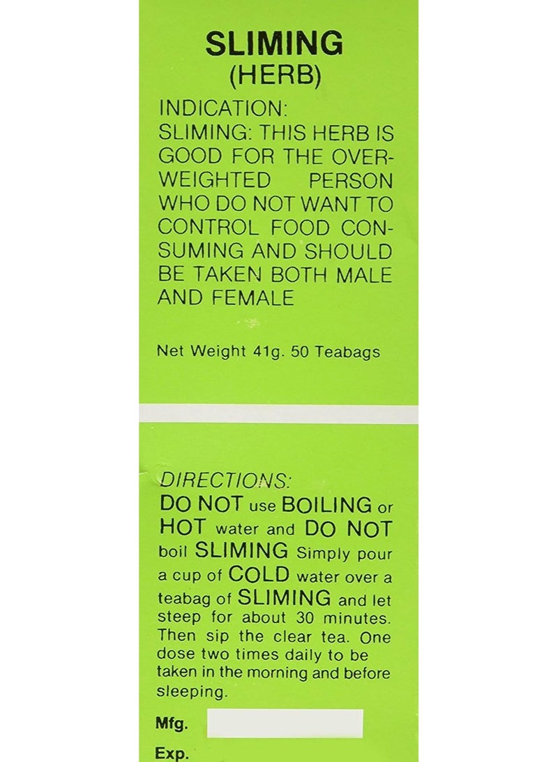 German Herb(Thai) And Co. Slimming Diet Fast Slim Detox Lose Weight 50 Tea Bag - Image 4