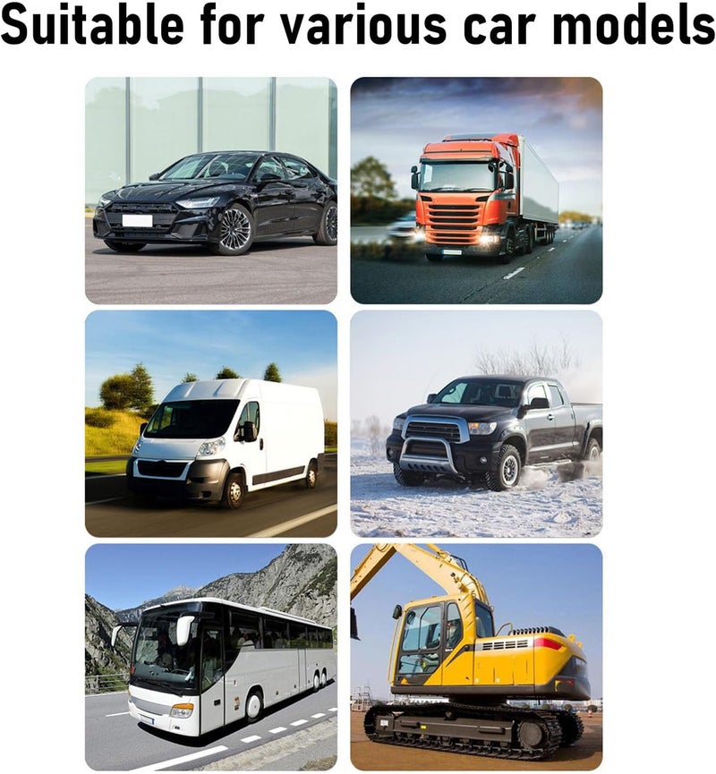 جهاز تدفئة وإزالة الصقيع للسيارات من زيروديس (Zerodis Car Heater Defroster)، يعمل بسرعة عالية في إزالة الصقيع وتبديد الضباب من الزجاج الأمامي للسيارة، قابل للتوصيل بالكهرباء، سعة 120 واط، مناسب للسيارات والسيارات الدفع الرباعي والشاحنات (جهد 12 فولت). - Image 4