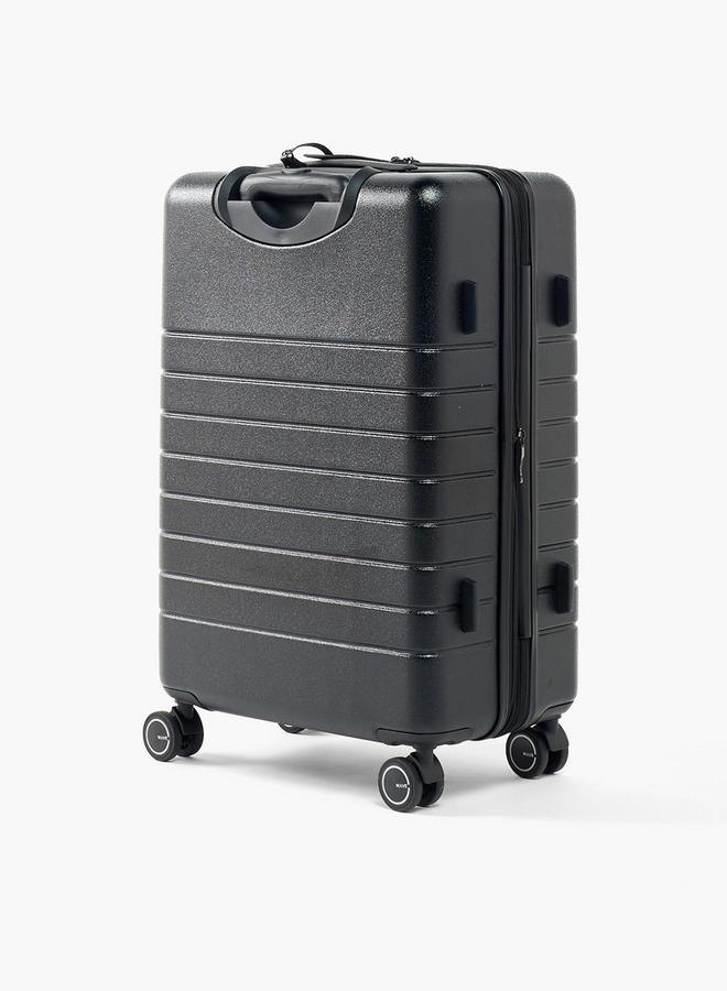 Wave Textured Harcase Trolley Bag With Retractable Handle - Image 3