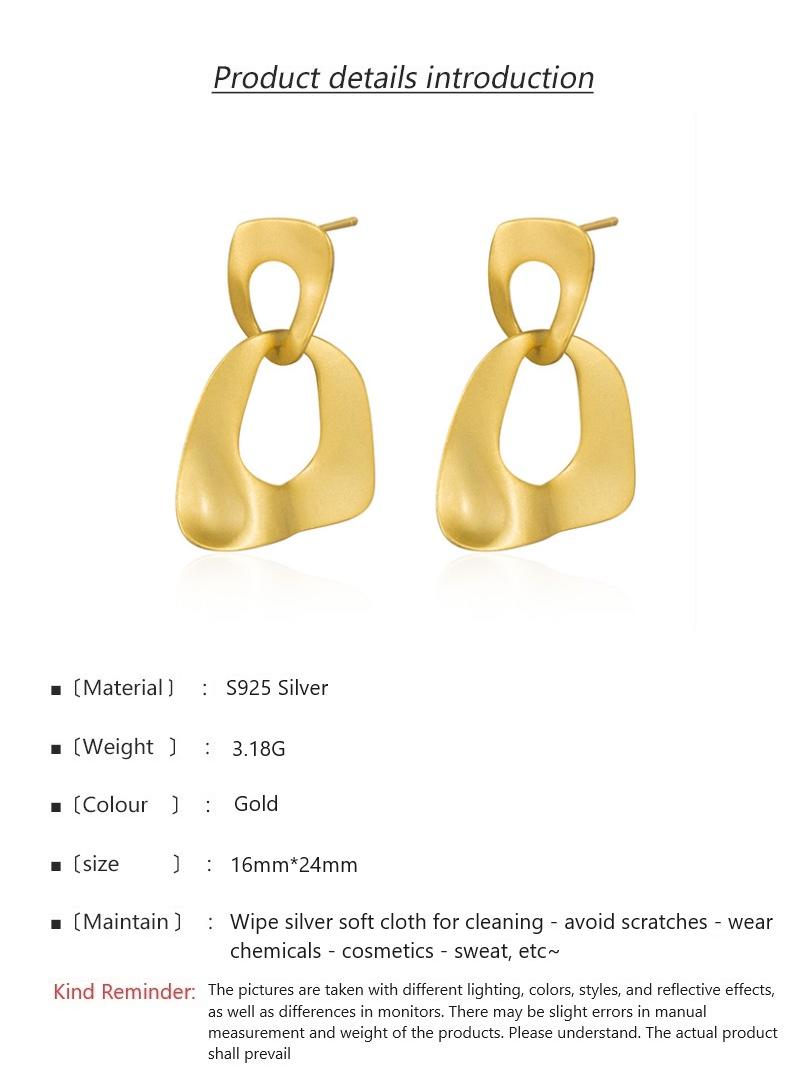 Y&D 18K Gold Earrings For Women - Image 3