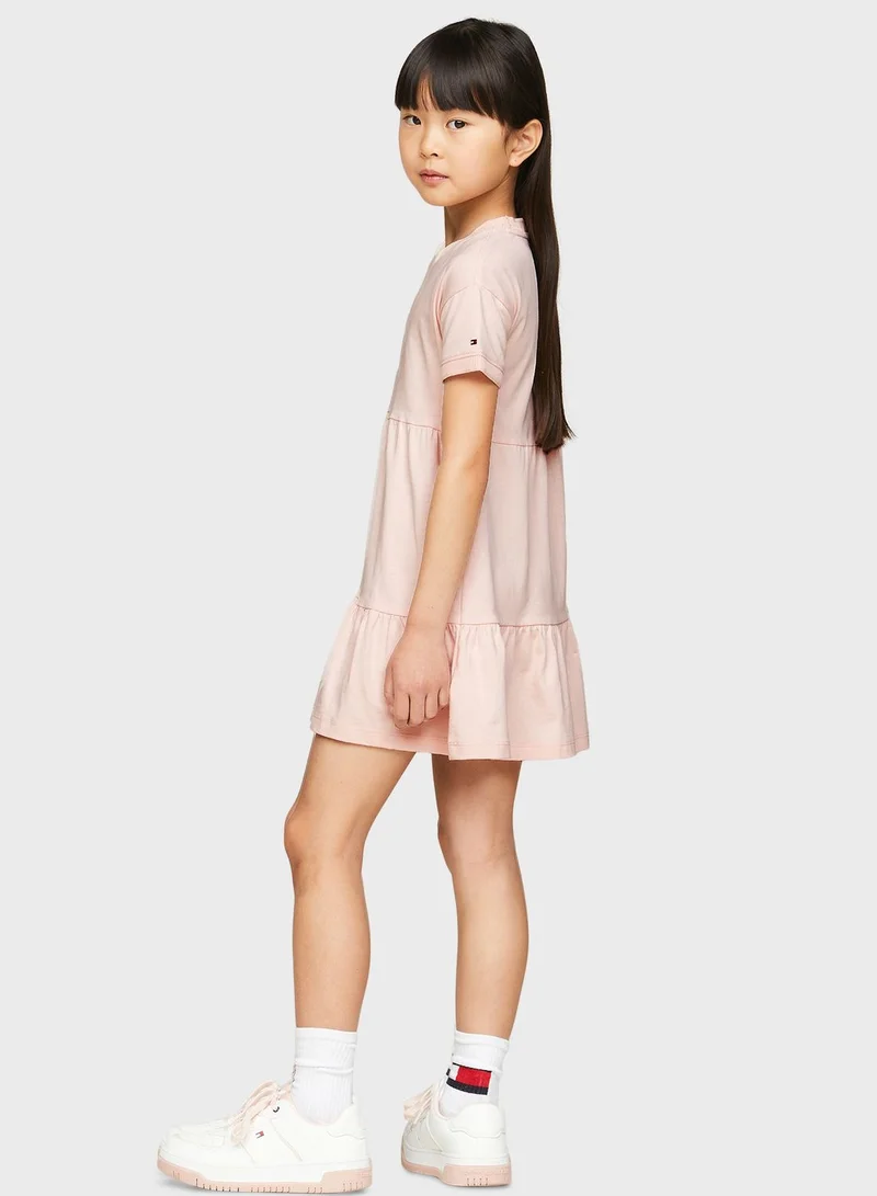 TOMMY HILFIGER Tiered Knit Dress
