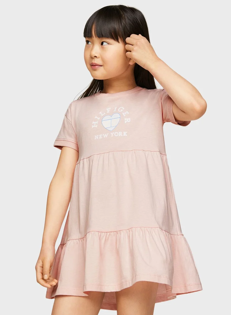TOMMY HILFIGER Tiered Knit Dress
