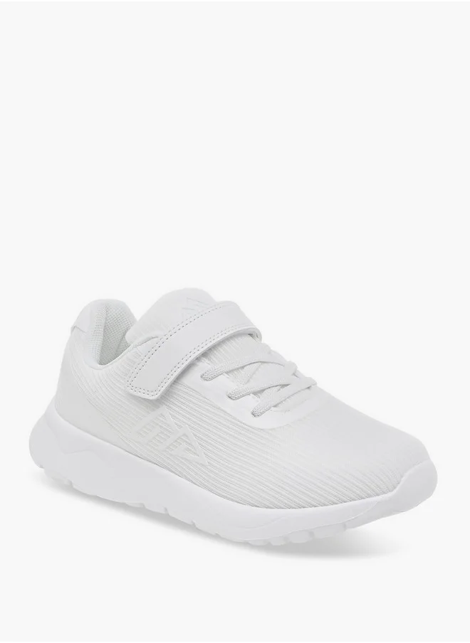 Oaklan by Shoexpress Girls Logo Detail Sports Shoes with Hook and Loop Closure