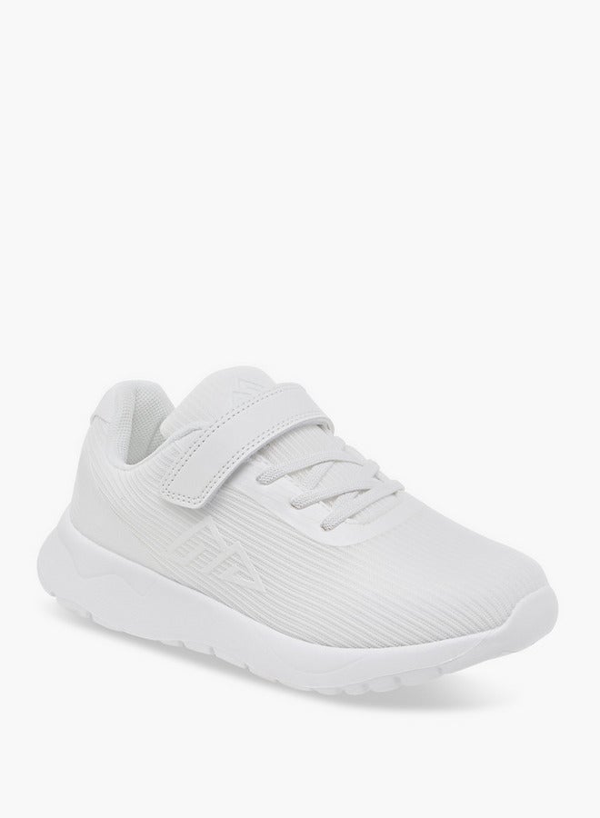 Oaklan by Shoexpress Girls Logo Detail Sports Shoes with Hook and Loop Closure  - Image 2