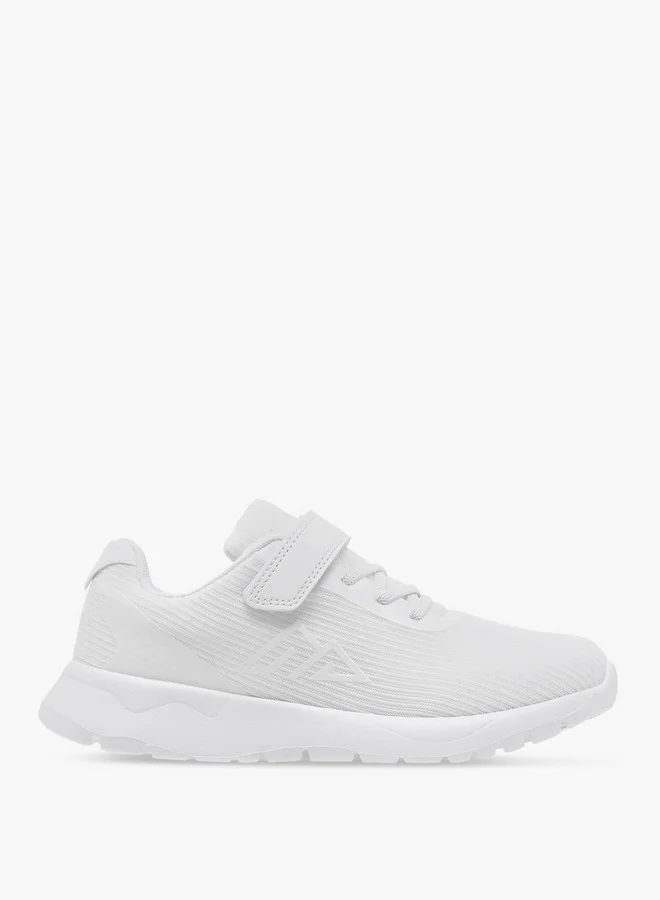 Oaklan by Shoexpress Girls Logo Detail Sports Shoes with Hook and Loop Closure