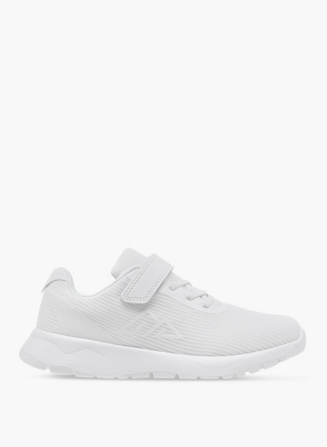 Oaklan by Shoexpress Girls Logo Detail Sports Shoes with Hook and Loop Closure  - Image 3