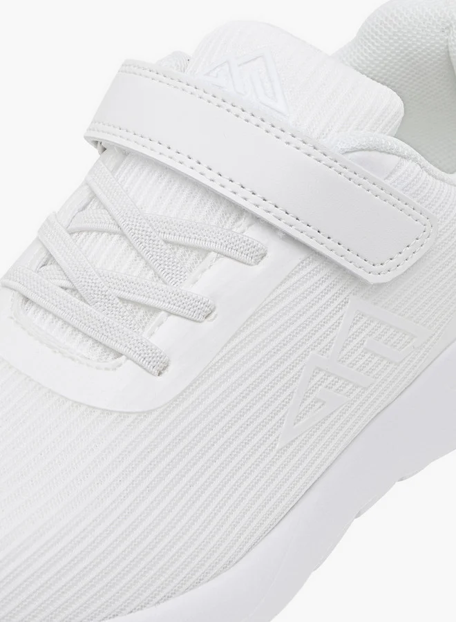 Oaklan by Shoexpress Girls Logo Detail Sports Shoes with Hook and Loop Closure