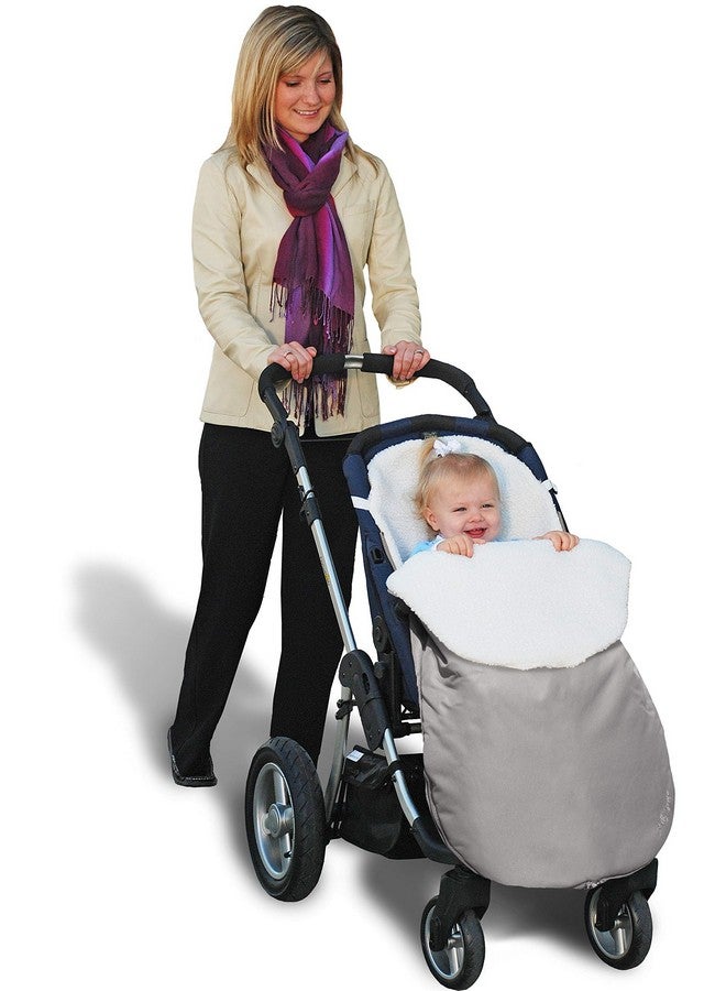 Jolly Jumper Water Resistant Snuggle Bag Stroller - Grey - Image 3