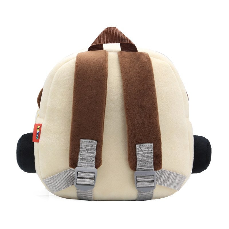 Plush Kids Backpack, Beetle Car Vehicle Design, Soft Lightweight School Bag for Toddlers and Preschool Kids - Image 4