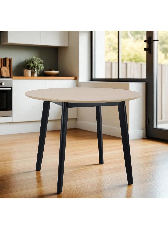 Home Box طاولة طعام دائرية اسكندنافية لـ 4 أشخاص - Image 1