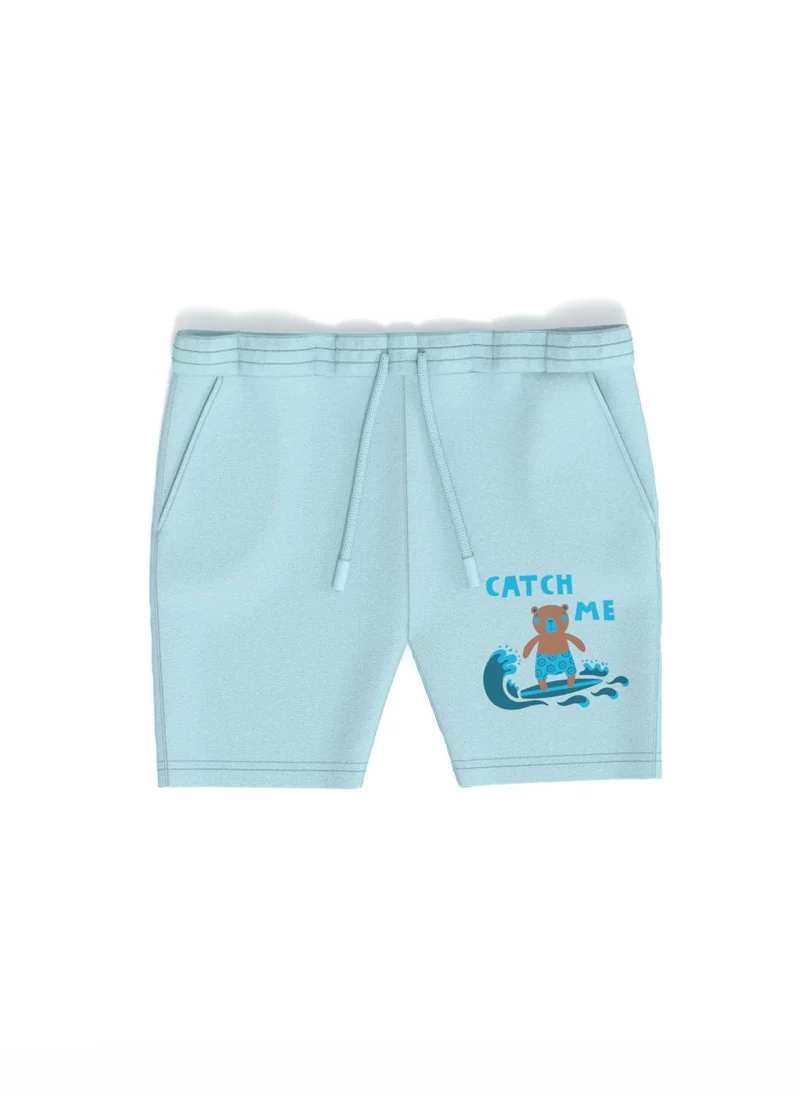Nautinati Nautinati Boys' Pack of 2 Cotton Graphic Print and Badged Shorts