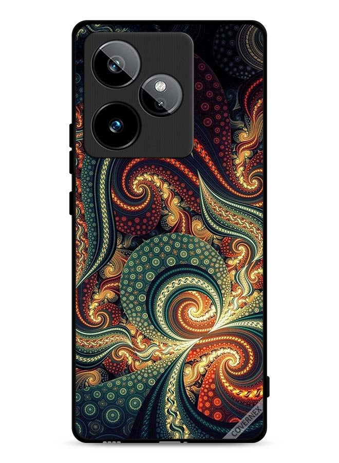 Covernex Realme GT 7T 5G Protective Case Cover Mandala Vintage Pattern