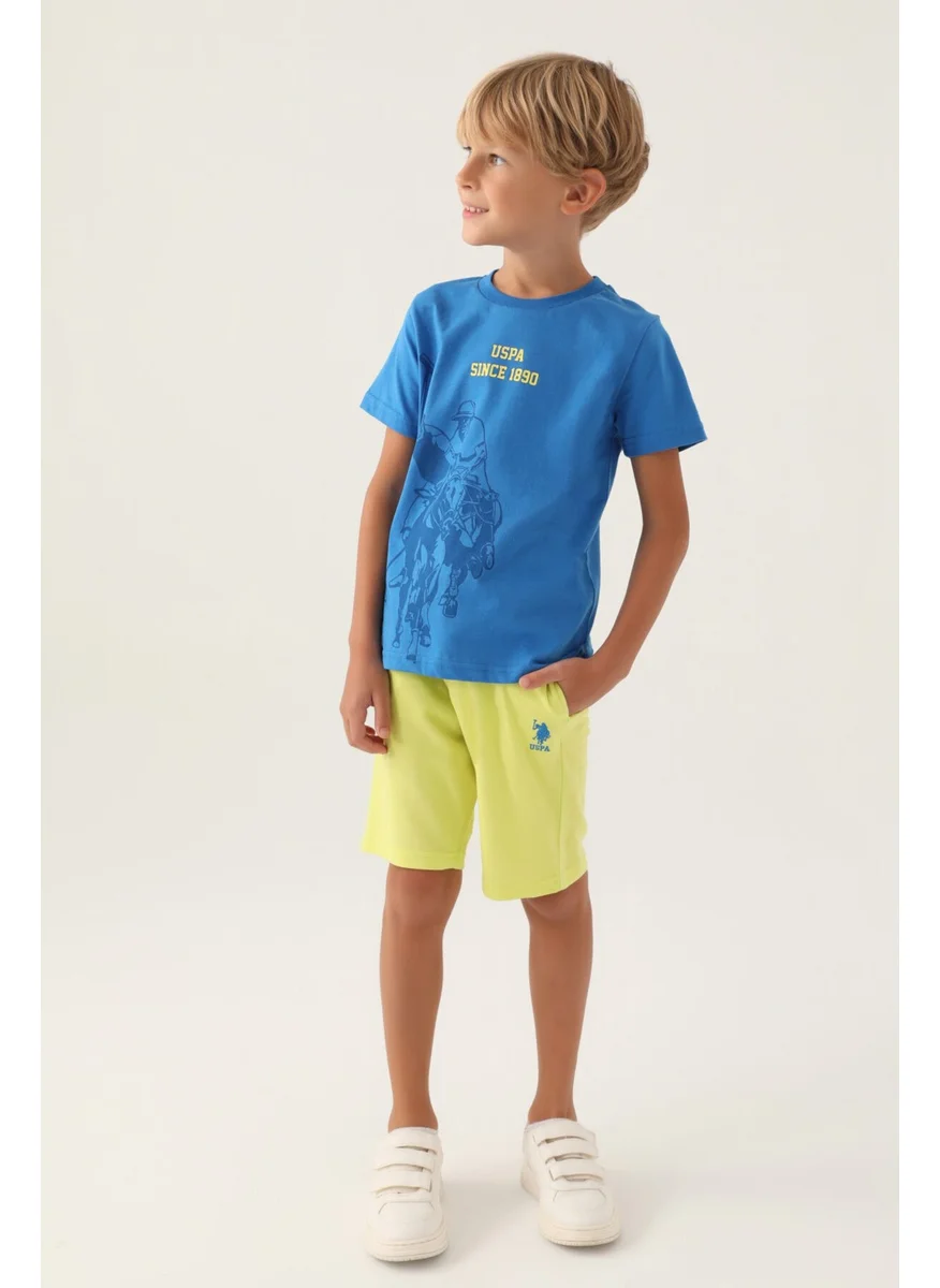 U.S. Polo Assn. Licensed Since Cobalt Boys Bermuda Set