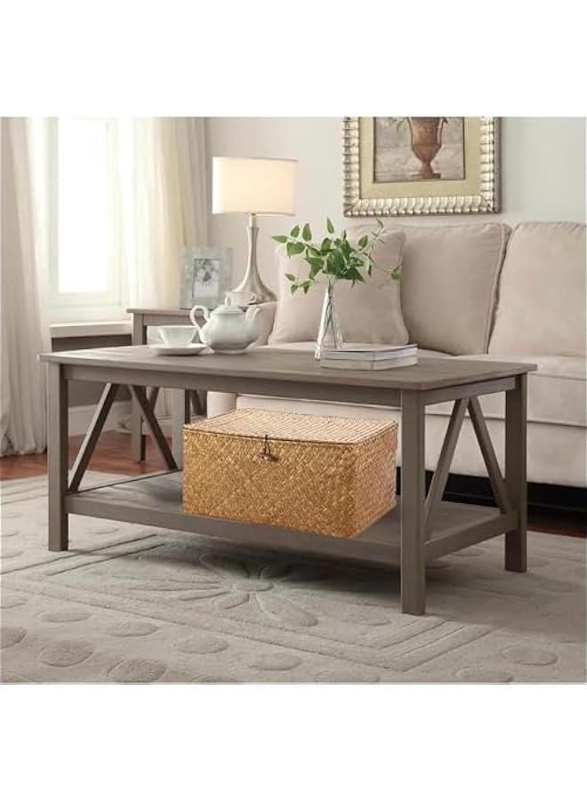 HOOKOR Shelf Baskets Bin with Lid, Handwoven Seagrass Basket Storage Bins Rectangular Household Basket Boxes for Shelf Wardrobe Home Organizer (Caramel, Small) - Image 5