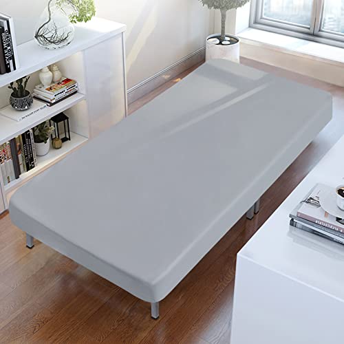 Coldwind Cot Sheets 30" x 80", Cot Size Sheet Fitted with Narrow Twin/Camp Rvs Bunk/Guest Beds/Camping/Travel Trailers/Spilt Queen Bed, Super Soft Breathable Microfiber Cover, Bottom Sheet, Gray - Image 1