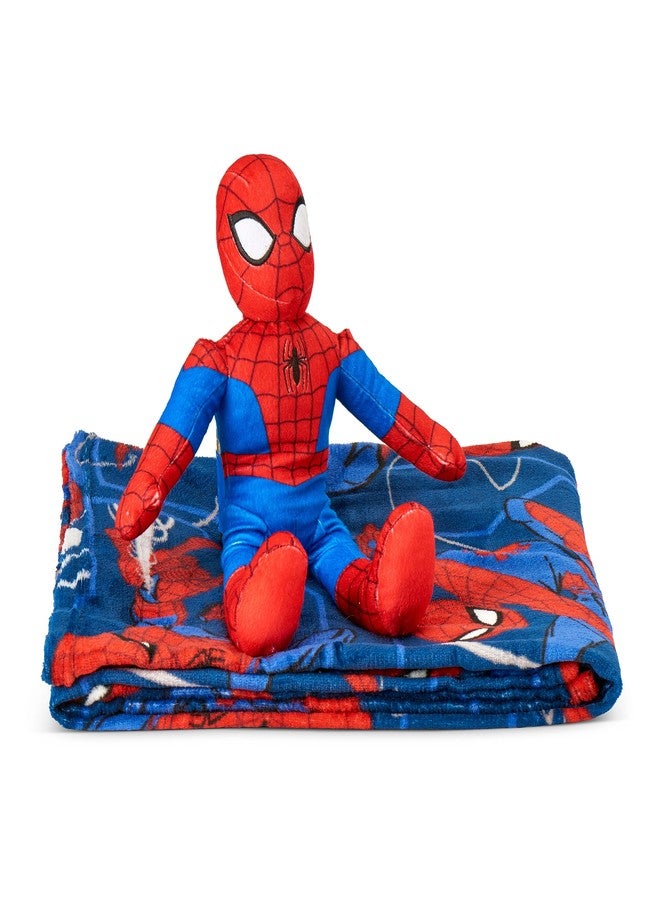 Northwest Spider-Man 825987 40 x 50 in. Spider-Man Character & Symbols Silk Touch with Plush Hugger - Image 4
