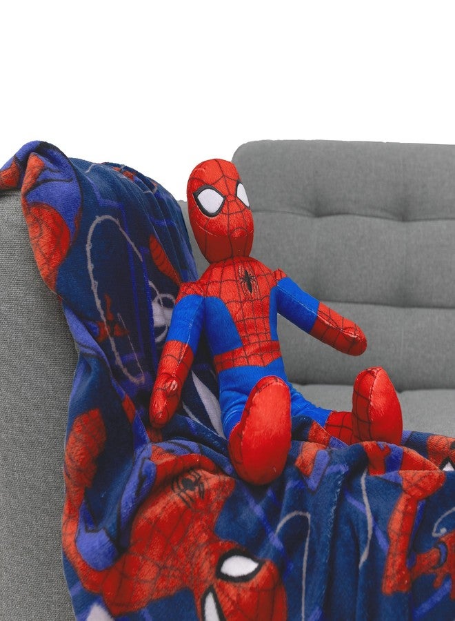 Northwest Spider-Man 825987 40 x 50 in. Spider-Man Character & Symbols Silk Touch with Plush Hugger - Image 5