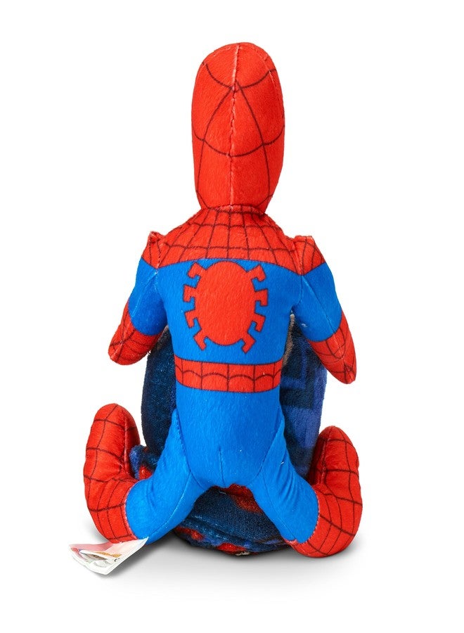 Northwest Spider-Man 825987 40 x 50 in. Spider-Man Character & Symbols Silk Touch with Plush Hugger - Image 3
