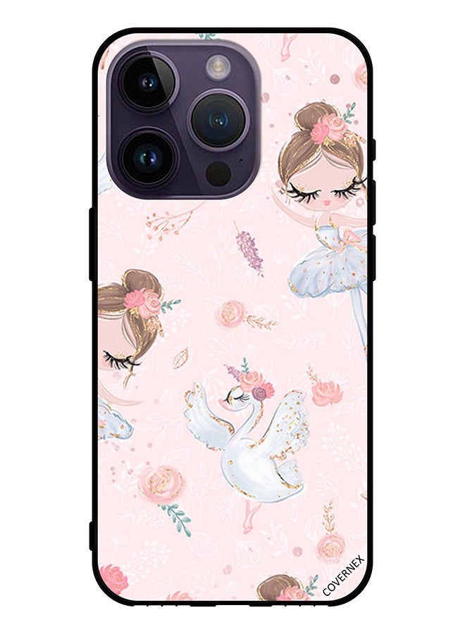 Covernex Protective Case Cover For Apple iPhone 14 Pro Doly Girl And Flowers - Image 1