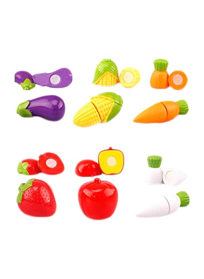 NIBEMINENT 18-Piece Cutting Funny Pretend And Play Set - Image 1