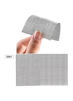 Generic إصلاح شبكة شاشة النوافذ والأبواب، شريط لاصق لشاشة الحشرات للنافذة، شريط شبكي من قماش الألياف الزجاجية مع ختم لاصق قوي مقاوم للماء ((4M))  - Image 3