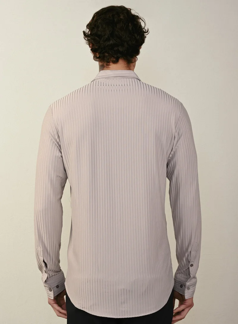 Marrakech Long Sleeves Casual Shirt for Men -  Grey