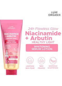 Luxe Organix Niacinamide + Arbutin Healthy Light Whitening Serum Lotion - 350ml - pzsku/Z3A7AB9F5B088C0138E09Z/45/_/1739383112/7ddddbd6-ac68-4e32-9a2c-d708f2250d31