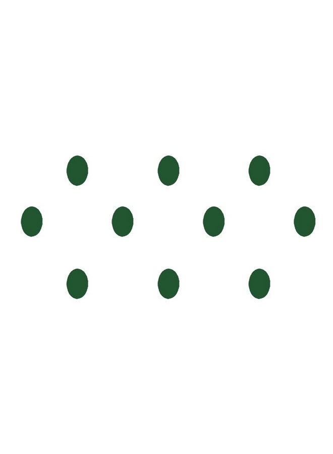 Comet Busters Dark Green Basic Oval Bindis (10mm) (BIN1281) - Image 1