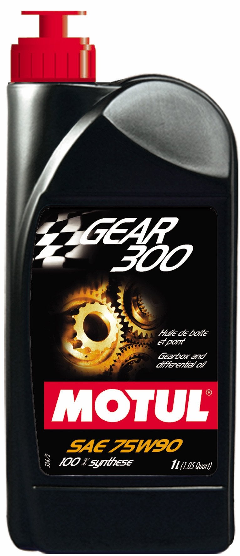 Motul Gear 300 Fully Synthetic Gearbox Oil - 75W90 1L (Pack of 4) - Image 1
