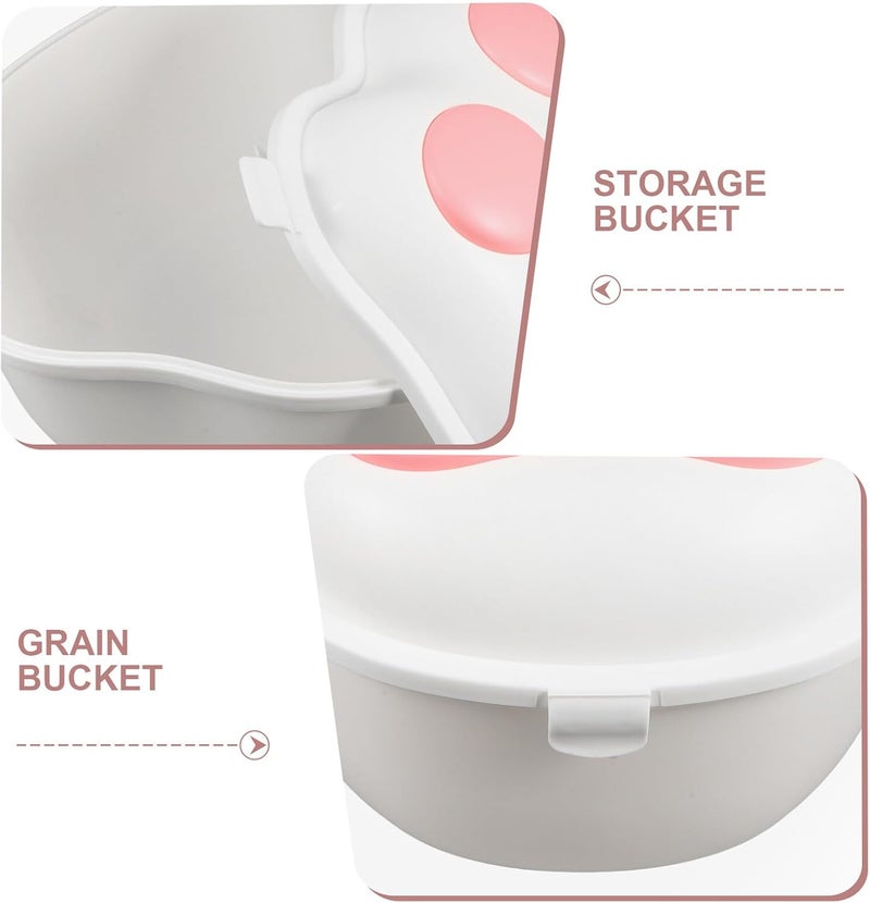 Large Pet Food Storage Bin with Airtight Seal Large Capacity Dog Food Container with Lid Moisture-proof for Travel and Home Use - Image 3