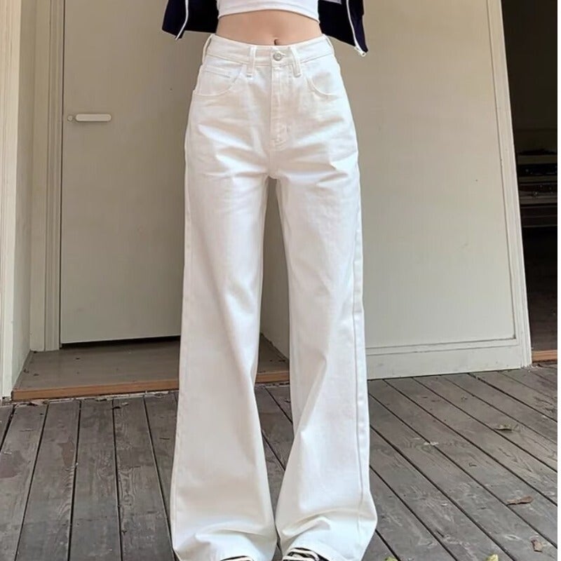 Unisex Classic Denim Jeans Loose Fit Daily Outdoor Wear - Image 2