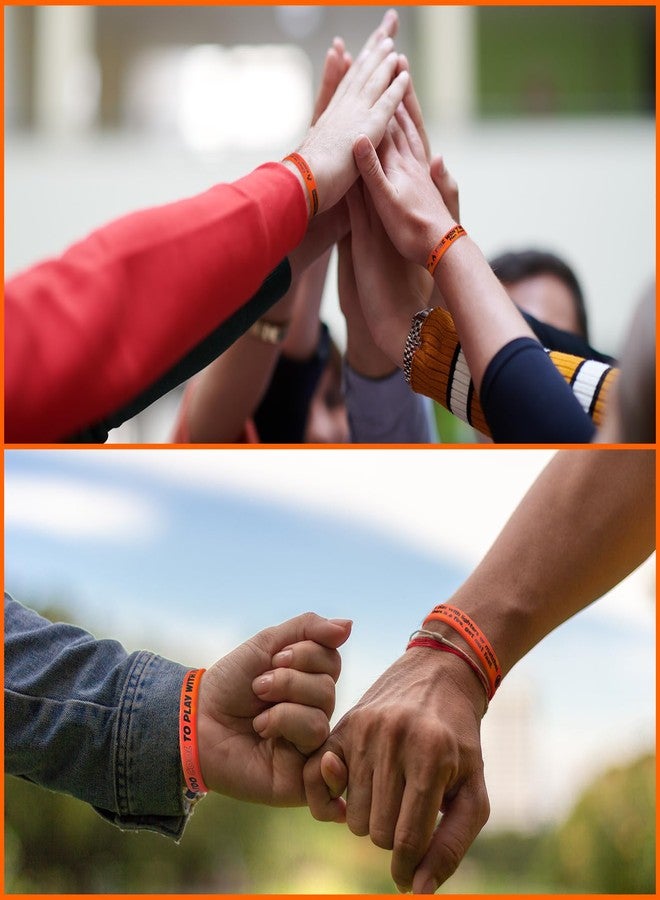 PullCrease 150 Pcs Fire Safety Awareness Wristbands 15 Styles with Safety Messages Fire Prevention Week Items Gifts Firefighter Silicone Bracelets for Campaigns, Gifts & Community Outreach - Image 2