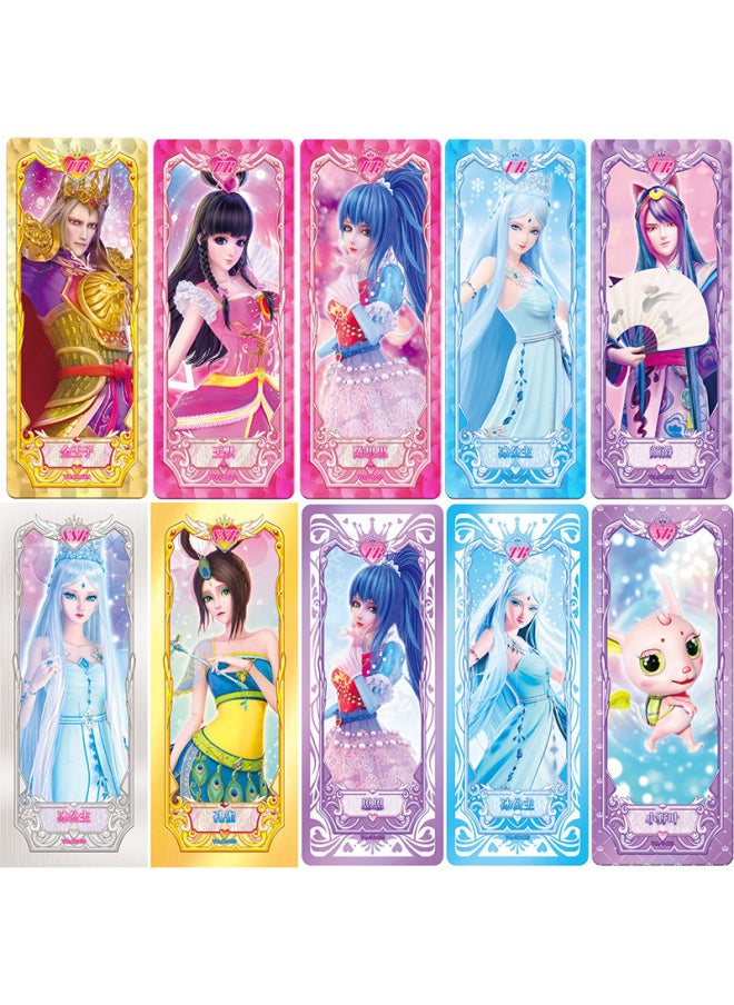 Genuine Ye Luoli Card Girl Toy Night Lori Card Full Set Crystal Diamond Dream 10 Play Star Dream 3 Play-Color:Ice Princess Ye Luoli ]  - Image 3