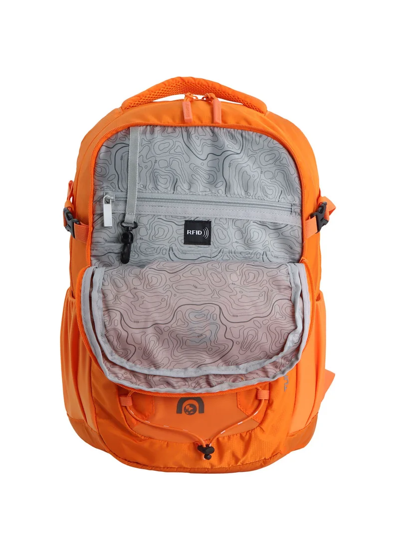 Discovery Discovery Outdoor 23L Backpack Orange for Adventure, Durable Lightweight Water Resistant Multi-Compartment Bag for Men Women Hiking Trekking Camping Travel