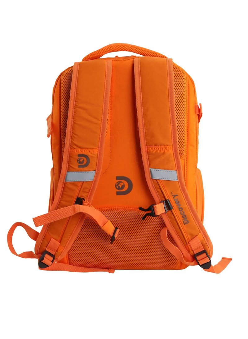 Discovery Discovery Outdoor 23L Backpack Orange for Adventure, Durable Lightweight Water Resistant Multi-Compartment Bag for Men Women Hiking Trekking Camping Travel