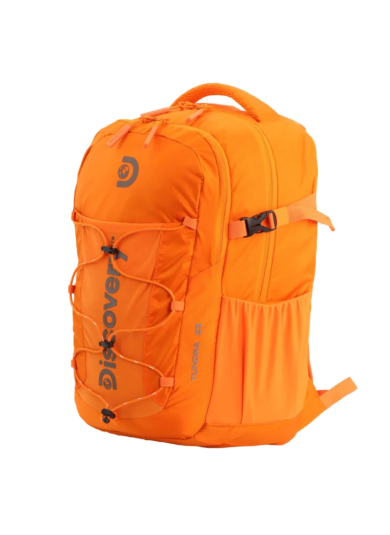 ديسكفري Discovery Outdoor 23L Backpack Orange for Adventure, Durable Lightweight Water Resistant Multi-Compartment Bag for Men Women Hiking Trekking Camping Travel