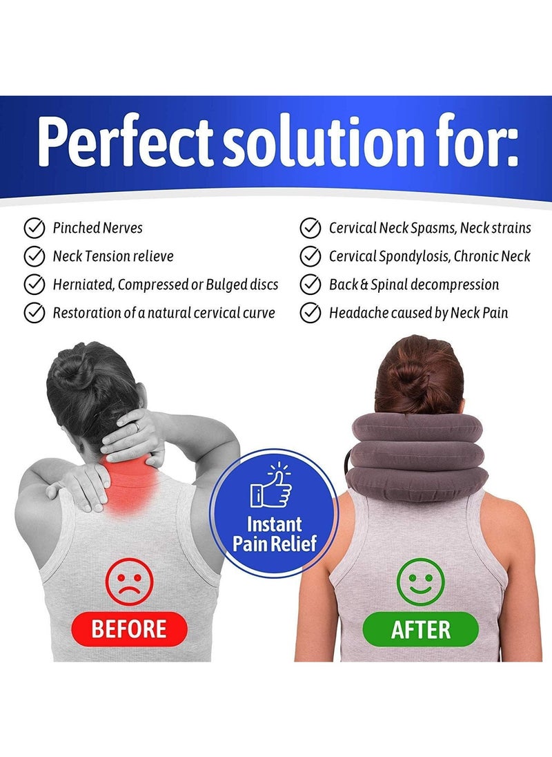 Generic - Cervical Neck Traction Device, Adjustable Inflatable Neck Stretcher - Image 1