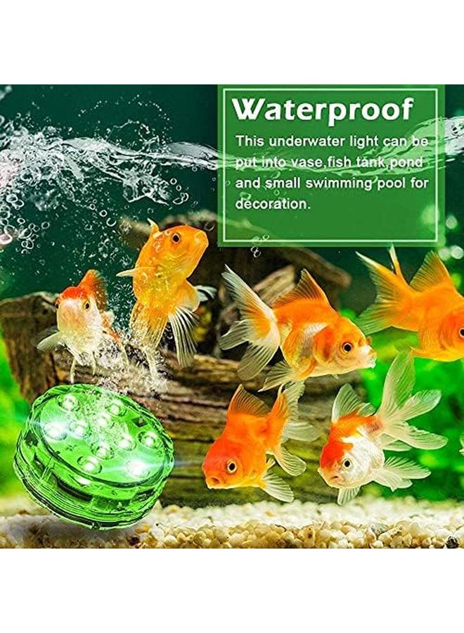 KASTWAVE Submersible Led Lights With Remote Control 4 Packs Waterproof Underwater Lights Bath Lights With 16 Colors Pond Light Light For Aquarium Vase Hot Tub Swimming Pool And Party Decoration - Image 4