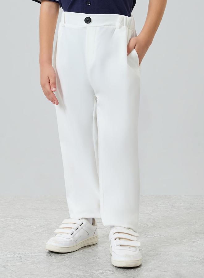 Styli Pack Of 2 - Boys Solid Trousers - Image 2